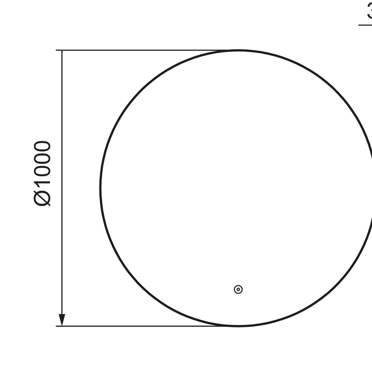 Mora Cava Peili I ,Ø1000 [6041005] |