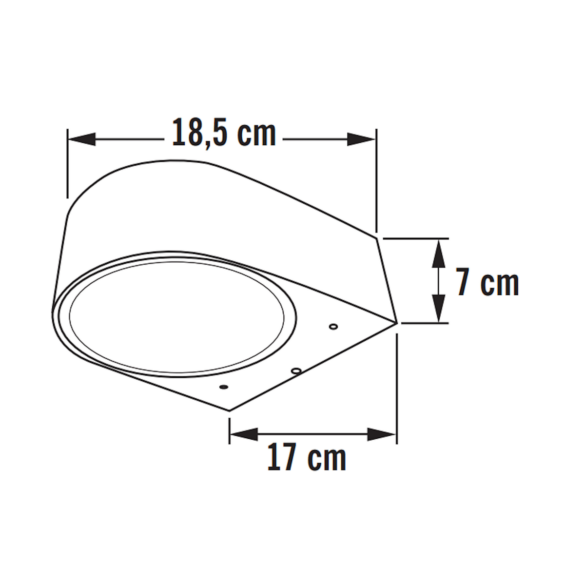 Seinävalaisin Teramo 7510 - 300 E27 Ip44 [4109576] |