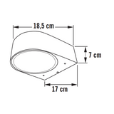 Seinävalaisin Teramo 7510 - 300 E27 Ip44 [4109576] |