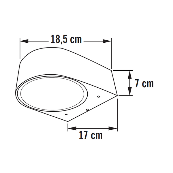 Seinävalaisin Teramo 7510 - 300 E27 Ip44 [4109576] |