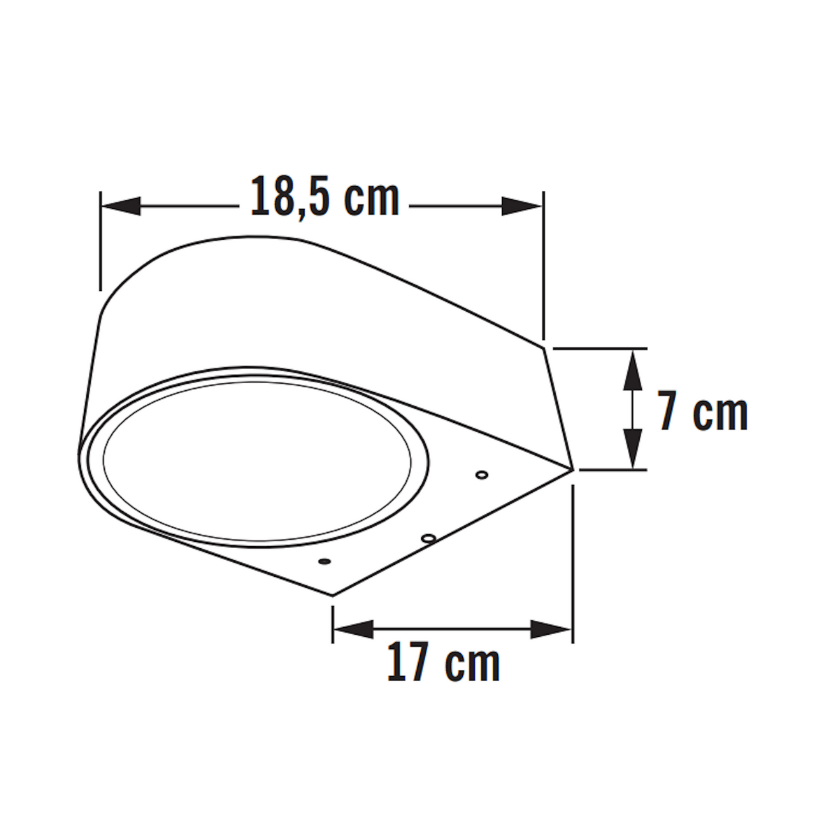 Seinävalaisin Teramo 7510 - 750 E27 Ip44 [4109578] |