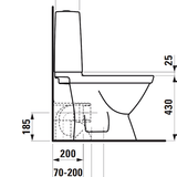 WC - laite Laufen Rigo 2 - huuhtelu, piilo - P 8253620007831 [5657522] |