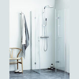 Svedbergs Skoga suihkukulma 100x100, taitettava, alum matta/kirkas [61607311] |