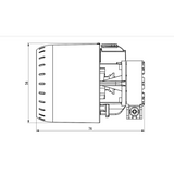 Patteritermostaatti 015G4050 Danfoss Aveo RA/VL kiintoanturi 28C [4035482] |