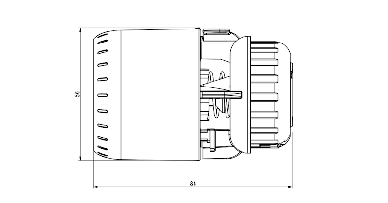 Patteritermostaatti Danfoss Aveo RA 28C kiintoanturi [4035479]