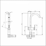Keittiöhana Apk 21553A Roundpin - A Musta/Kup [6285294] |