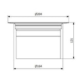Lattiakaivon Korotusrengas Rst Purus Ø150 Mm Fhr 100 Mm [3309160] |