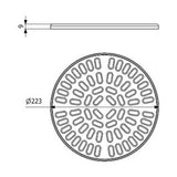 Lattiakaivon Kansi Rst Purus 220Mm Ilman Putkireikää [3309111] |