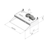 Liesikupu Vallox X-Line PTXP 500 Vallox valkoinen 7911118