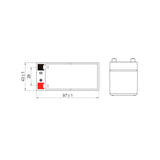 Akku Lyijy Suljet Ct - Leader Ct1.3 - 12 12V/1.3Ah T1 - Napa [8745014] |