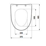 WC istuinkansi Laufen Kompas Pro - n valkoinen vakio [5714304] |
