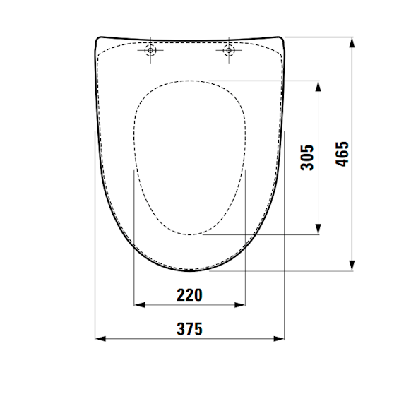WC istuinkansi Laufen Kompas Pro - n valkoinen vakio [5714304] |