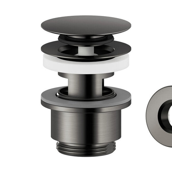 Damixa Pohjaventtiili, Ylivuotoaukolla Harjattu Grafiitinharmaa 238505500 [6561254] |