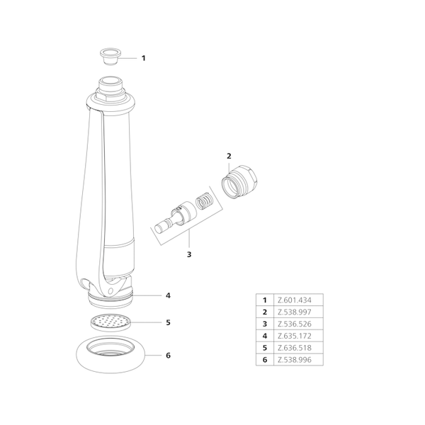Esisuihku Kwc Gastro Grafiitin Harmaa 6285725