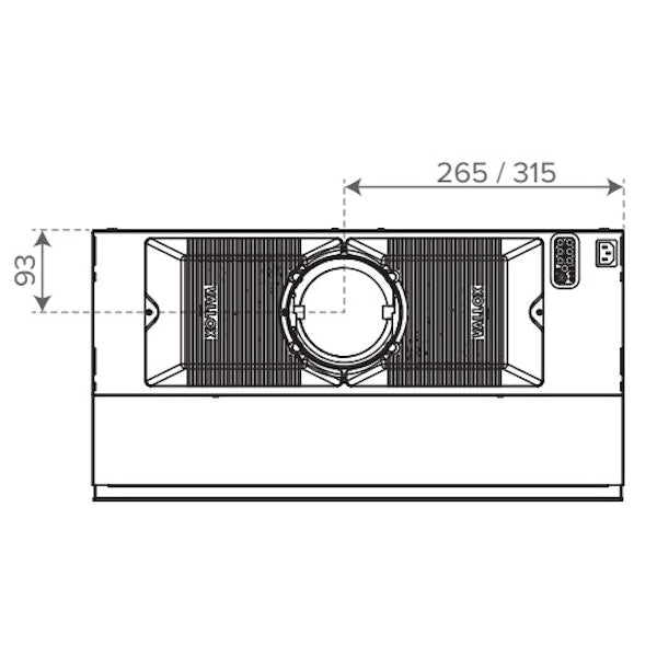 Liesikupu Vallox Delico PTD AC 500 valkoinen [7911299]