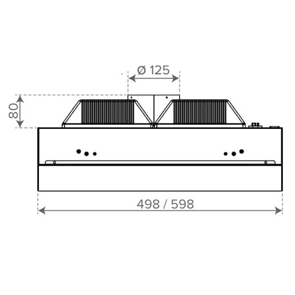 Liesikupu Vallox Delico PTD AC säädinkupu valkoinen 600 [7911300]
