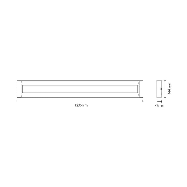 Pinta - /Ripustusvalais. Ecoline 1200 Va 4120Lm 4000K On/Off [4156279] |