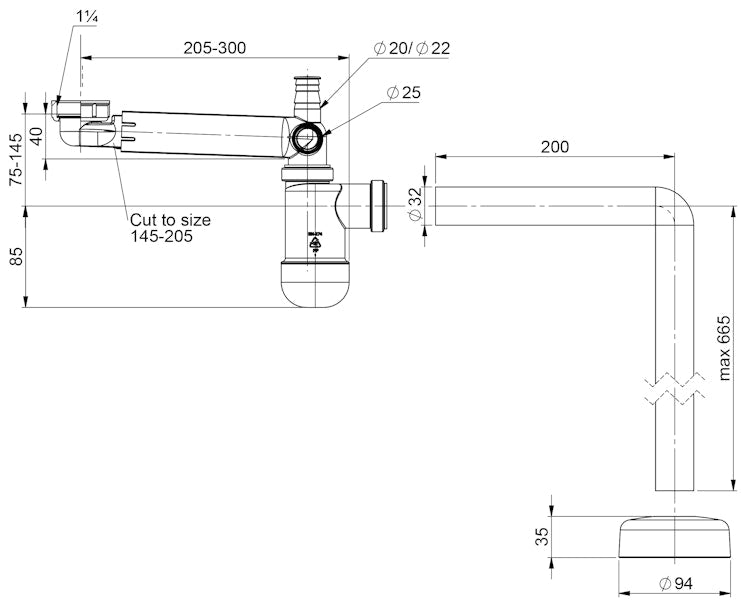 Pullovesilukko Prevex Preloc 310 1 1/4" SK 13764 [6502660]