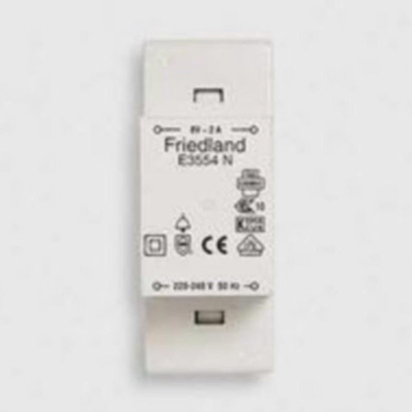Ovikellomuuntaja Friedland E3554N Din 230Vac - 8Vac 2.0A [7037333] |