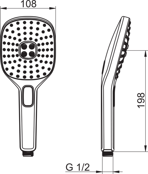 Käsisuihku Oras Hydractiva 243403 [6510228]