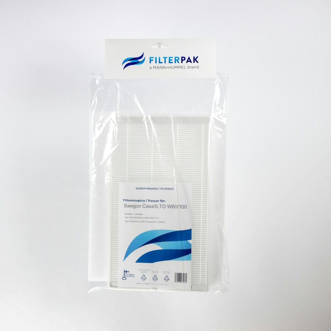 Suodatinpakkaus Filterpak Swegon Casa/Ilto W80/100 [DCD277] |