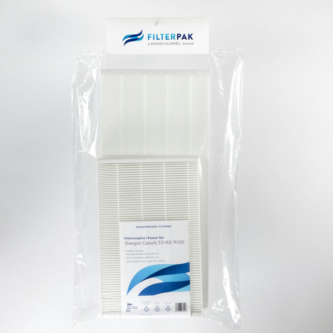 Suodatinpakkaus Filterpak Swegon Casa/Ilto R5/ R120 [DCD273] |