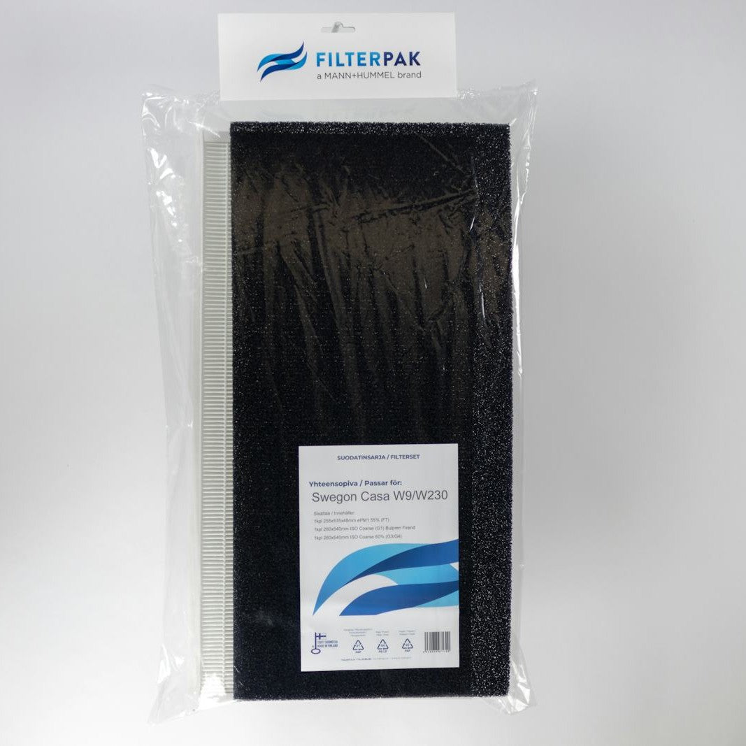 Suodatinpakkaus Filterpak Swegon Casa W9/W230 Bf [DCD334] |