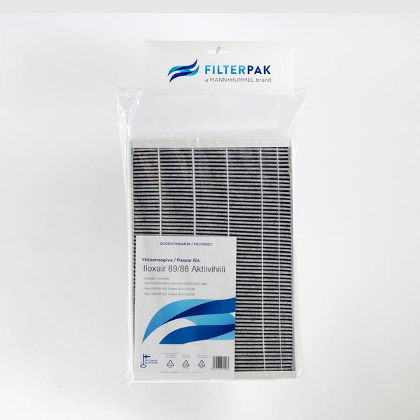 Suodatinpakkaus Filterpak Iloxair 89/86 Aktiivihiili [DCD310] |
