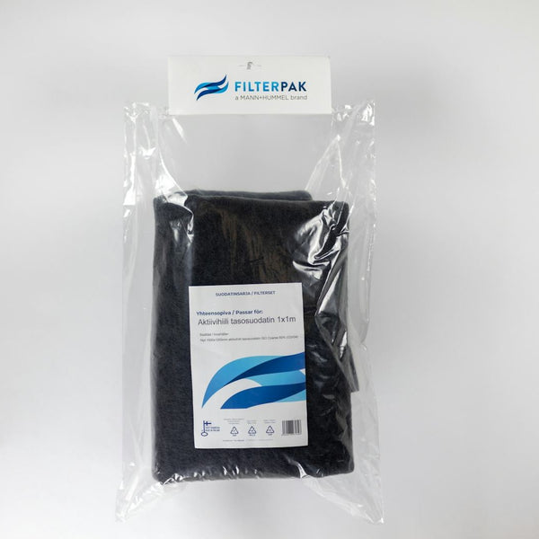 Suodatin Filterpak Aktiivihiili Tasosuodatin 1X1M [DCD338] |