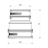 Toleranssiliitin Purus Flexi 53 - 64/40 - 50 Mm [2486961] |