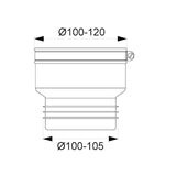 Toleranssiliitin Purus Plug - In 100 - 120/100 - 105 [2486980] |