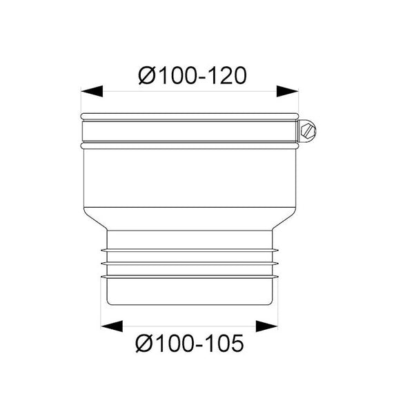 Toleranssiliitin Purus Plug - In 100 - 120/100 - 105 [2486980] |