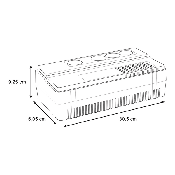 Ups Line - Interactive Easy Ups 800Va Schuko Liitäntä [8411530] |