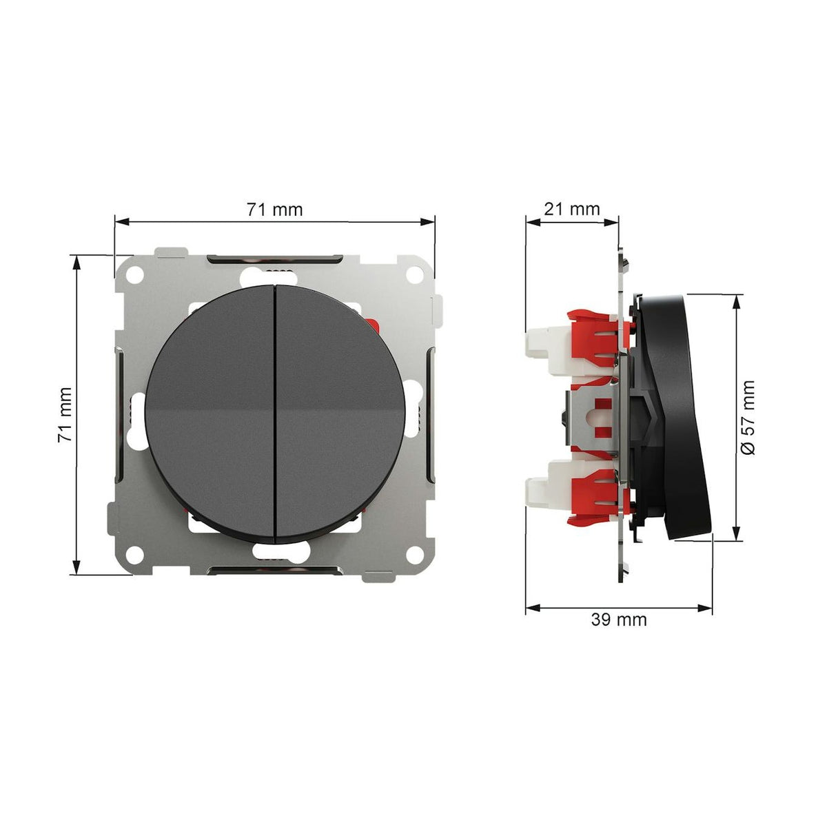 Kytkin Elko One 5/16A/Ip21 Ukj Mus [2104643] |