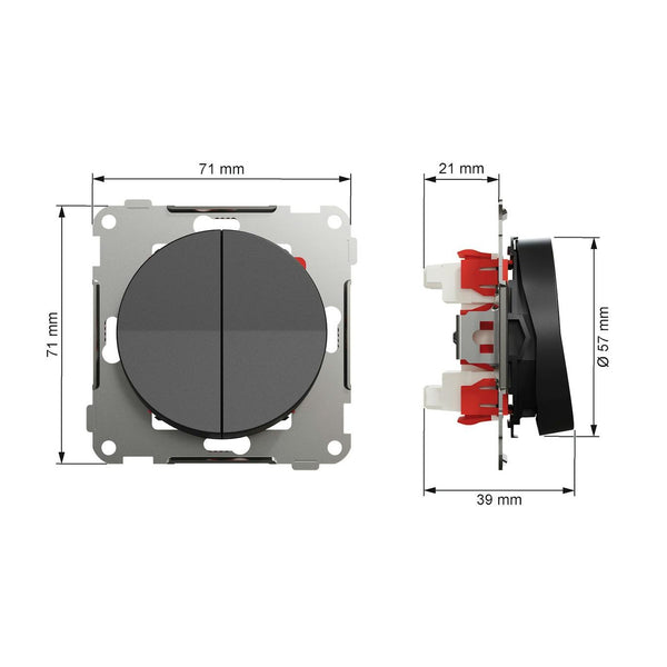 Kytkin Elko One 5/16A/Ip21 Ukj Mus [2104643] |
