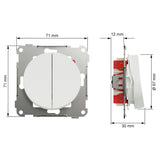 Kytkin Elko One 6+6/16A/Ip21 Ukr Val [2104648] |