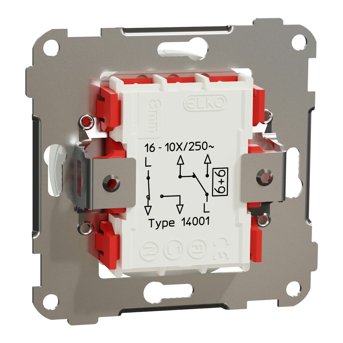 Kytkin Elko One 6+6/16A/Ip21 Ukr Val [2104648] |