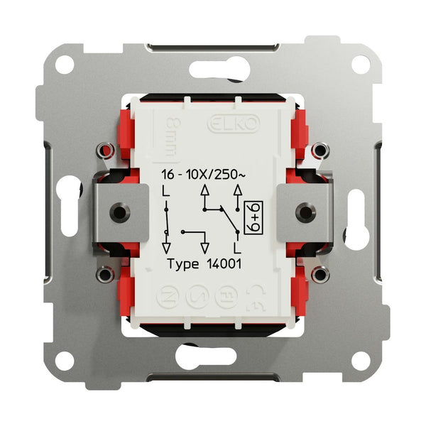Kytkin Elko One 6+6/16A/Ip21 Ukr Mus [2104649] |