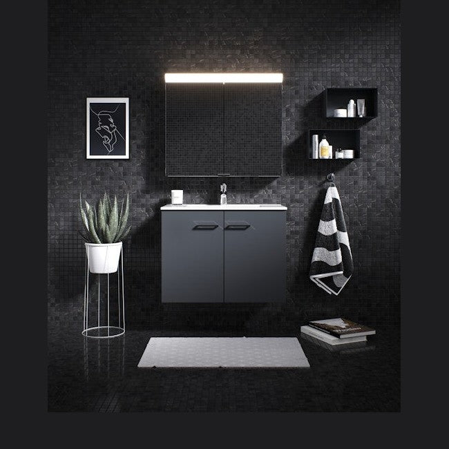 Allaskaappi Stila Soft Close 500 Harmaa 6045474