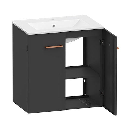 Allaskaappi Stila Soft Close 600 Harmaa 6045476