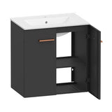 Allaskaappi Stila Soft Close 600 Harmaa 6045476