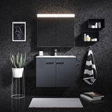 Allaskaappi Stila Soft Close 800 Harmaa [6045477] |