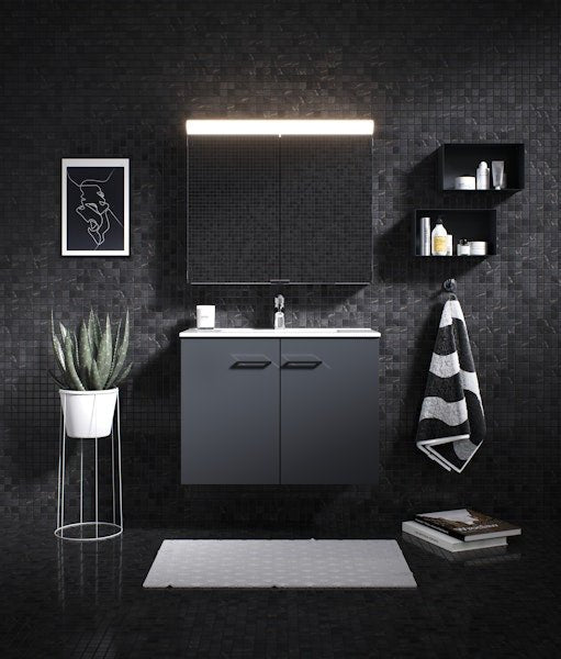 Allaskaappi Stila Soft Close 800 Harmaa [6045477] |