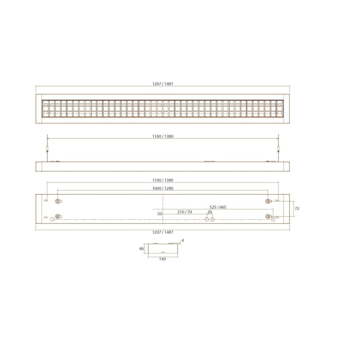 Pinta - /Ripustusvalaisin Primus Pri12L 33W/840 Ho Da [4217219] |