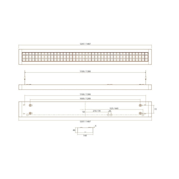 Pinta - /Ripustusvalaisin Primus Pri12L 33W/840 Ho Da [4217219] |