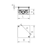 Jakorasia Obo T100 150X116X67Mm Ip66 Valk [1627162] |