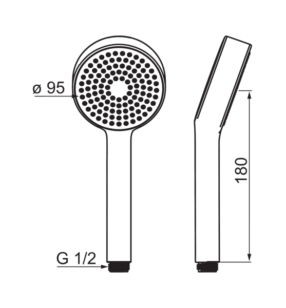 Käsisuihku Oras Apollo 254020 6510164
