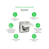 Pistorasia Exxact 1S/16A/Ip21 0X Ukj Kansi Val [2530111] |