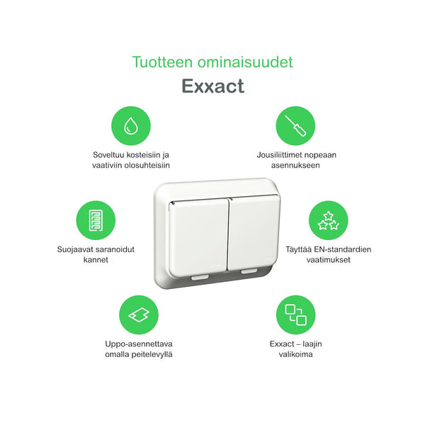 Pistorasia Exxact 2S/16A/Ip44 2X Ukj Val [2530012] |