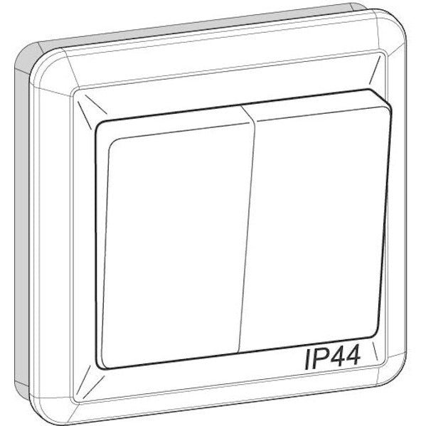 Schneider Electric Kytkin Pinta Artic Kruunu (5) Valk Ip44 1Kpl [2102634] |